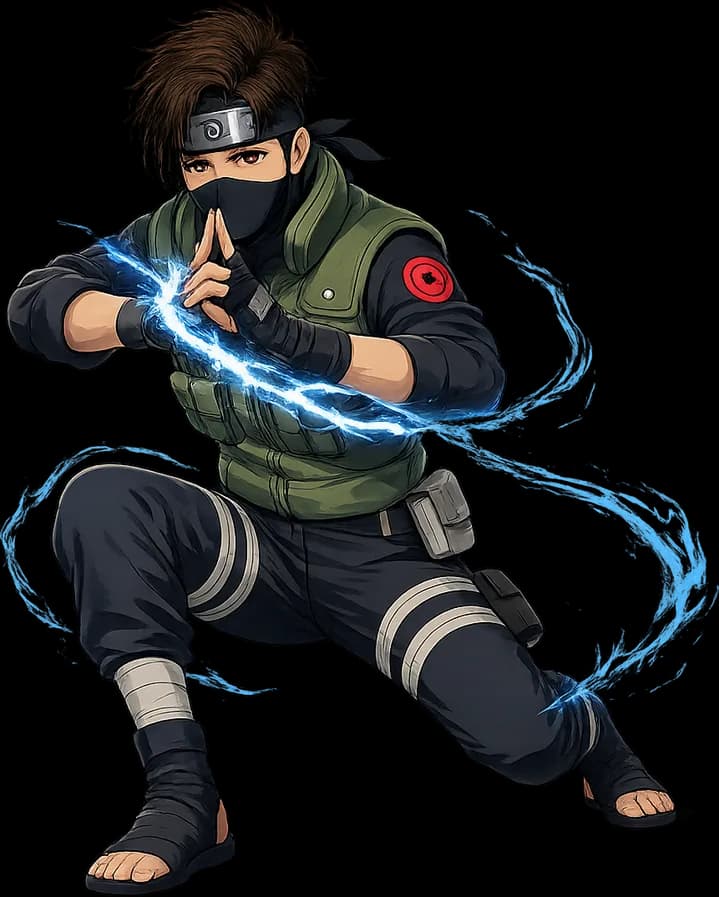 Фарид — жених в стиле Naruto, Коноха